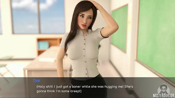 Busty MILF plays slutty role in leather