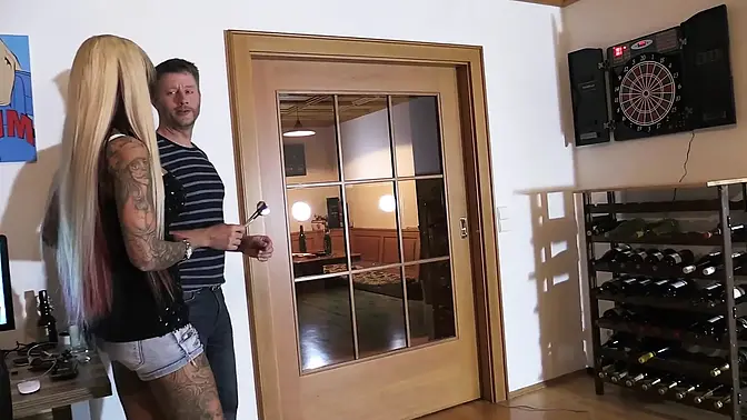 Busty MILF with tattooed tits gets her huge melons filled with semen