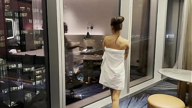 Busty naked MILF Monika Fox solo wets herself and squirts