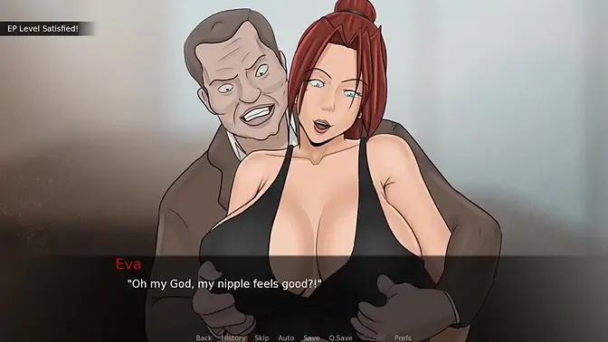 Busty redhead gets trained by boss for slutty submission