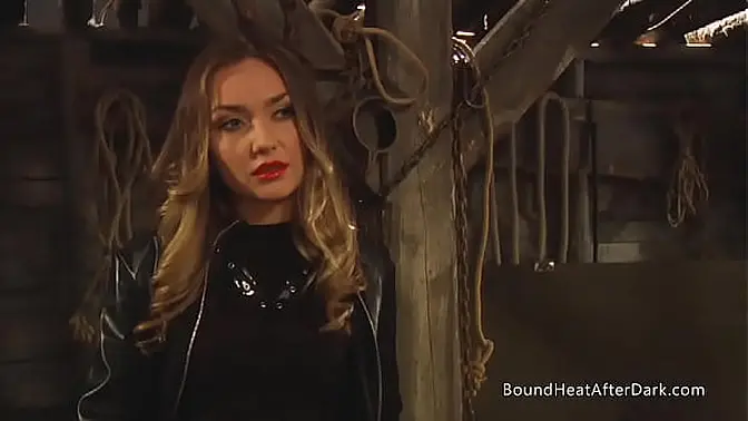 Busty submissive gets her pussy licked and fingersed by dominant lesbian mistress