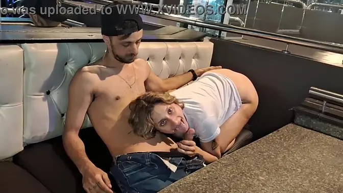 Calf suckles big cock