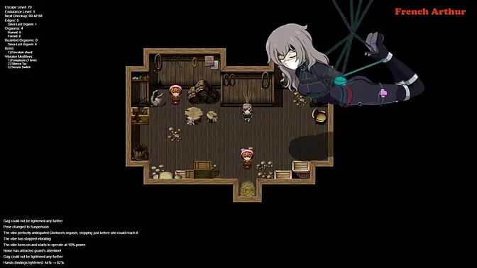 Catsuit bondage turns dangerous for Chelsea