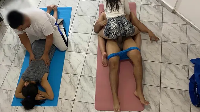 Cheating MILF rides and massages BBC, hot wife takes it