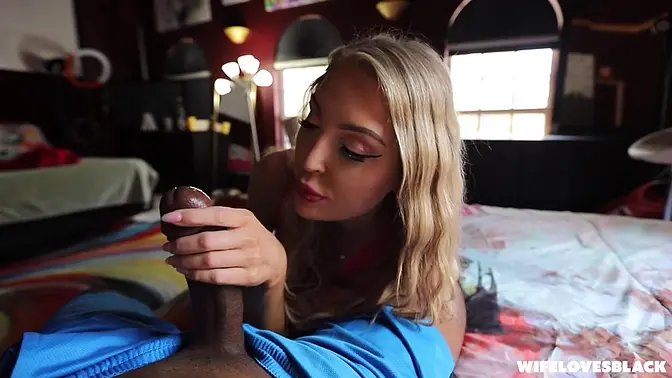 Cheating Wife Gets Creampie from Big Black Cock