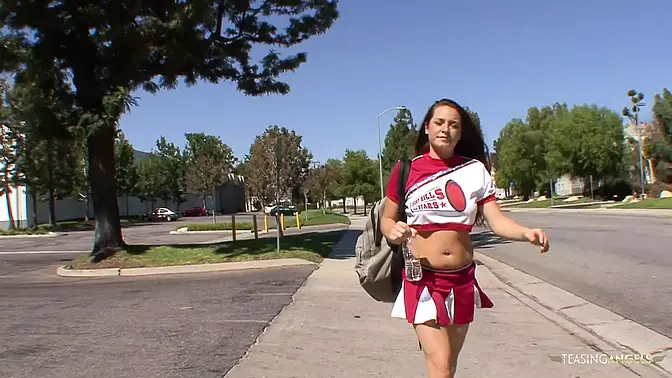 Cheerleader Fucked Hard by Teacher at His Home