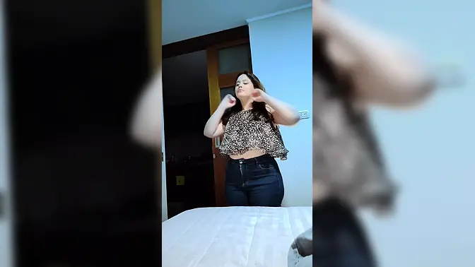 Chubby girl rides cock in homemade POV romp