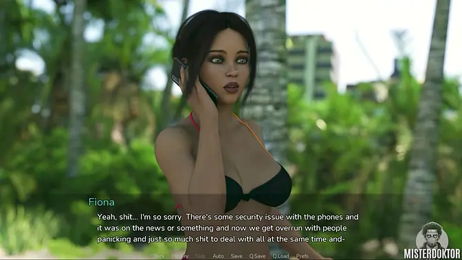 Closeup of wet, cute, busty babe's slutty roleplay with misterdoktor