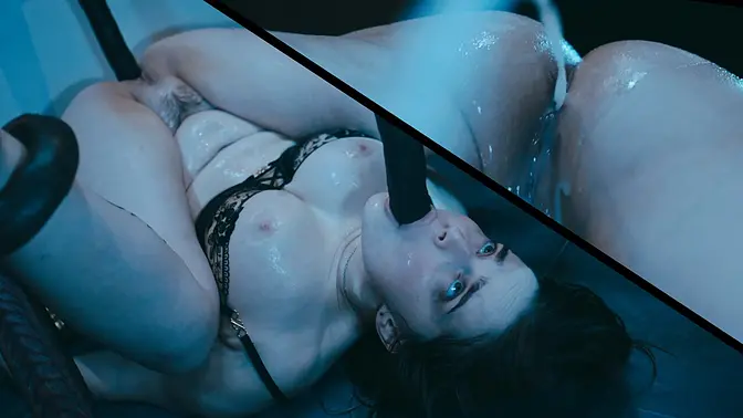 Codi Vore's busty body filled with monster cum