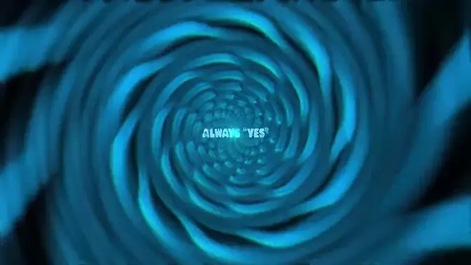 Collared submissive pleases mistress in deep trance