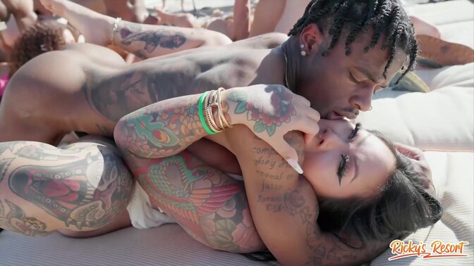 Connie Perignon loves BBC in a juicy interracial threesome