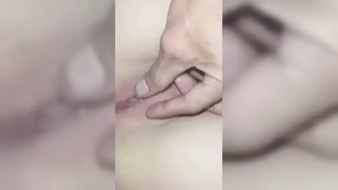 Couple finger their girlfriend's wet pussy