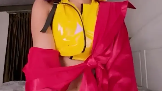 Cowgirl Faye Valentine rides cowboy's big cock