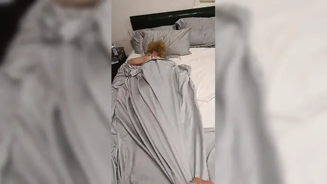 Creampied blonde MILF submits to husband's breedwhoring desires