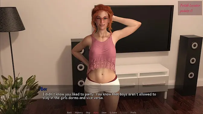 Curvy blonde BBW learns to give a deepthroat blowjob in 3D hentai game