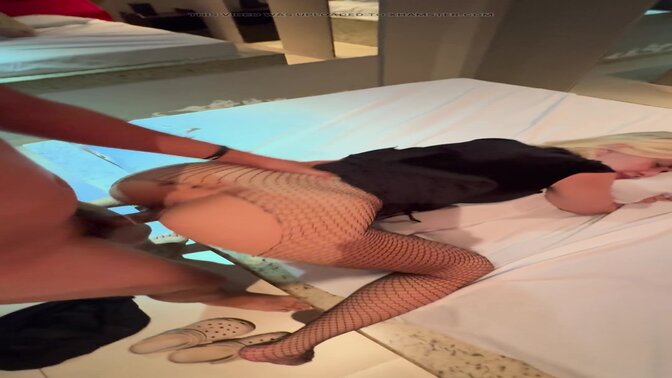 Curvy brunette can't resist black cock and asks for more 