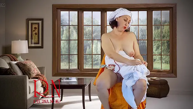 Curvy Cinderella maid fucked by pervy fairy godmother