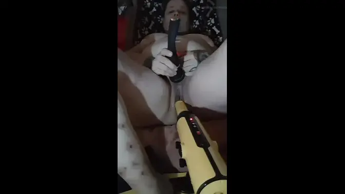 Curvy girl gets helped to squirt and filled with cock