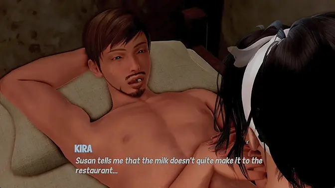 Curvy MILF farmer gets huge cock in 3D porn game