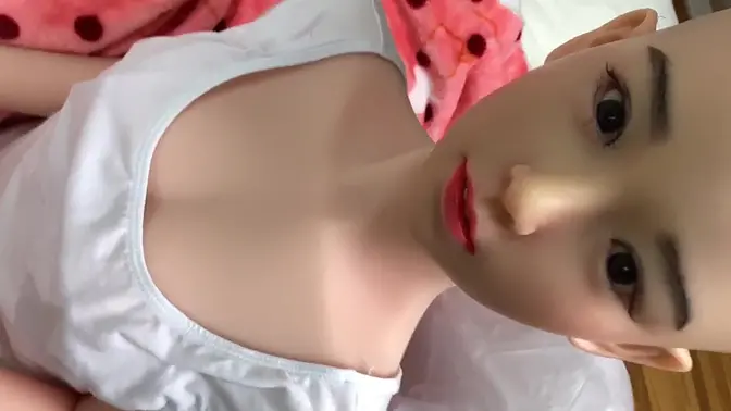 Cute anime girl emerges from a box - Japanese erotica