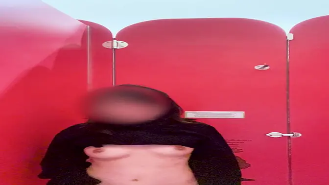 Cute Asian girl with small boobs gets sucked in public