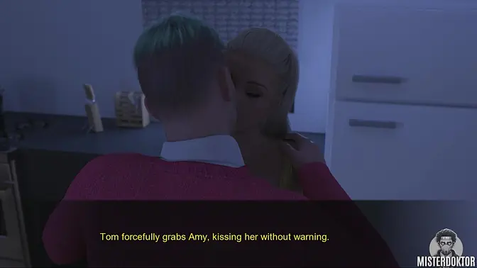 Cute blonde teen slut gets her tight wet pussy fucked