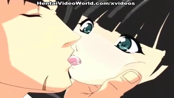 Cute cartoon girl gets it from behind in animated Daiakuji