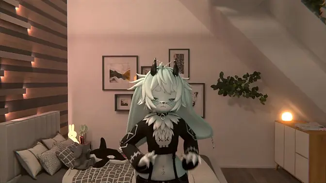 Cute Femboy Bunny Gags on Big Cock in POV Animation