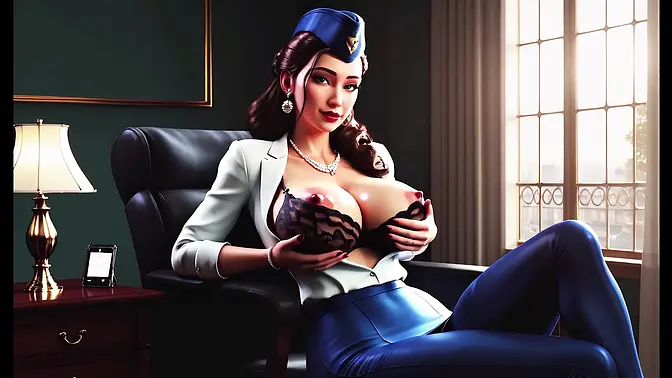 Cute uniform-clad girl gets banged by a big black cock