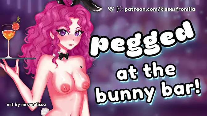 Cute waitress gives intense pegging with strap-on