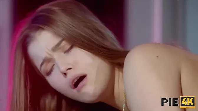 Debt collector seduces hot brunette with big boobs