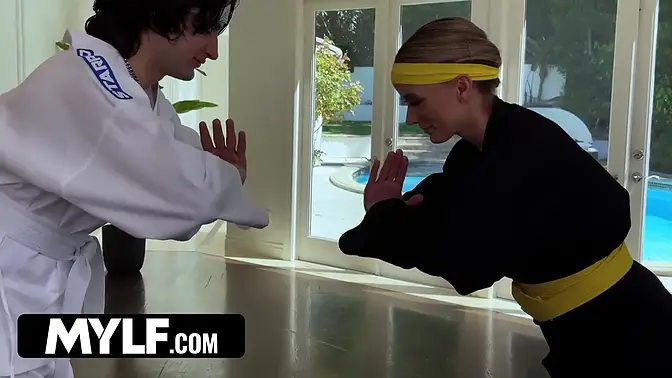 Dee Williams and Elias Cash get deepthroat and anal in a wild MyLF threesome