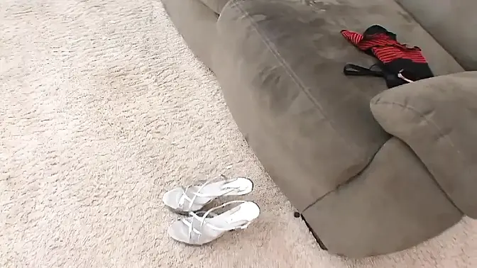 Dirty blonde rides monster cock and drips with cum