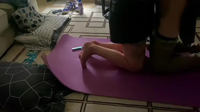 Dirty whore sucks cock and takes it in the ass