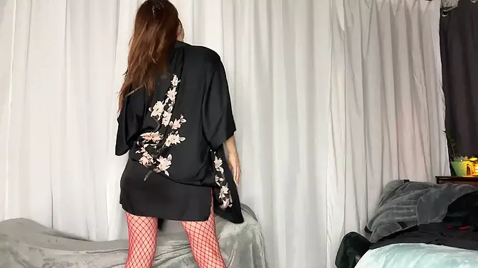 Dirty wife reunion heats up with older husband and his hardening hubby