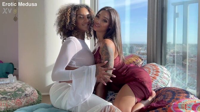 Double MILF JOI cum countdown