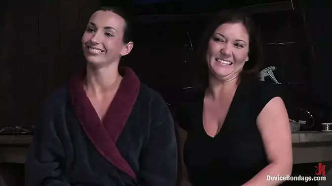 Double Slave Torment: Ripping Nipples and Metal Bondage