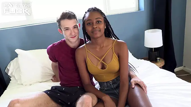 Ebony Bombshell Destiny Breaks In Hairy Newbie Connor