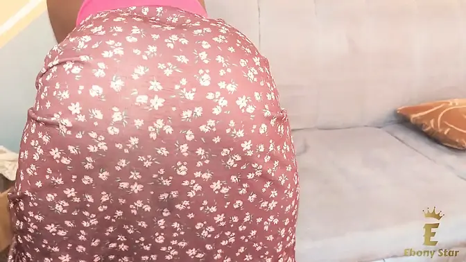 Ebony Cowgirl Fuck with Amateur GF-in-Law