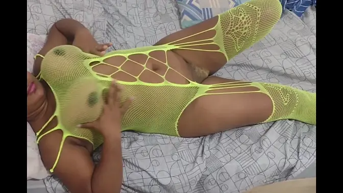 Ebony goddess rides cock and swallows cum on all fours