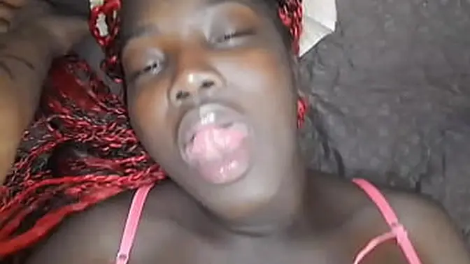 Ebony stepsis gets fucked hard and drenched in cum