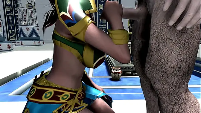 Ebony Zelda gives black cock a happy ending