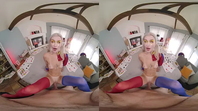 Emma Rosie plays the Joker in VR, gets obsessed with a huge penis