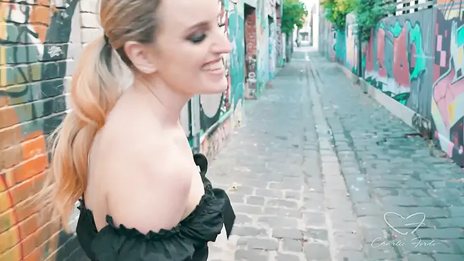 Exposed: Charlie Forde gets caught in the act with David Glazer