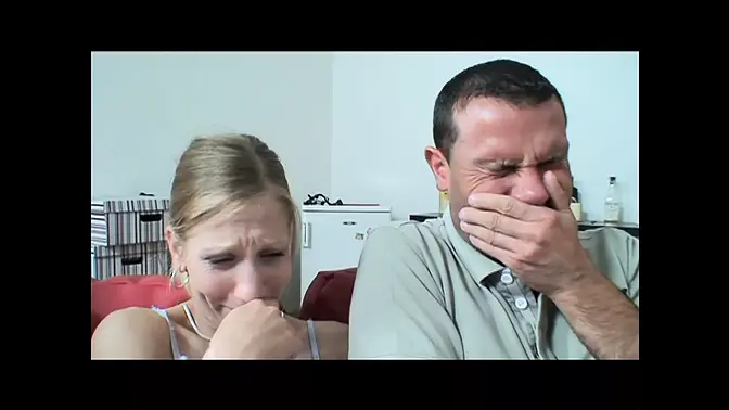 Family of sinners - 18yo blonde deep throats on doggy