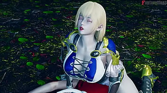 Fantasy King's 3D anime conquest of busty Sophitia