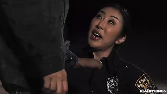 Fine Cop Makes A Stop Reality Kings