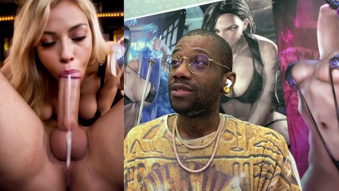 Fit and sexy blonde gets a facial