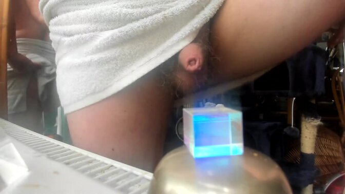 French amateur GF wanks on webcam