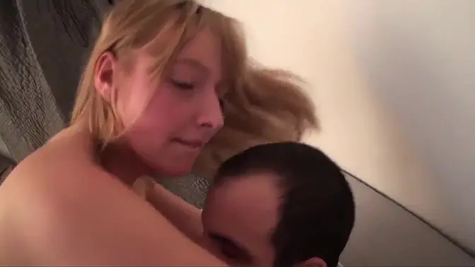 French couple gets double penetration on the street